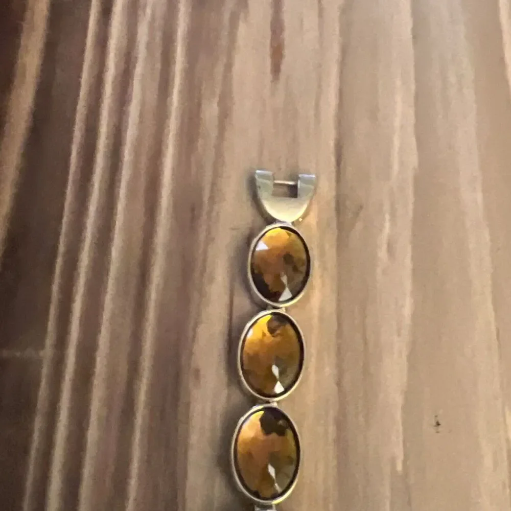 Unbranded Gold Tone Ladies Watch With Gems